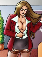 Hot interracial fucking cartoon with cool group sex at the party