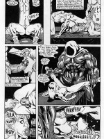 Hot porn comic story with busty chick getting her cooch torn with several huge boners