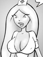 ..i saw her pussylips sneaking out of her lacy panties!