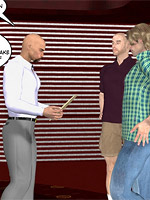 Bald hunk gets his tight ass hole plowed hard and licked by gay dude in the hotel room.